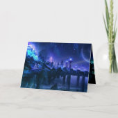 日本製アニメの挨拶状 カード (正面)