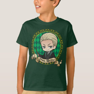 日本製アニメの竜座のMalfoyのポートレート Tシャツ