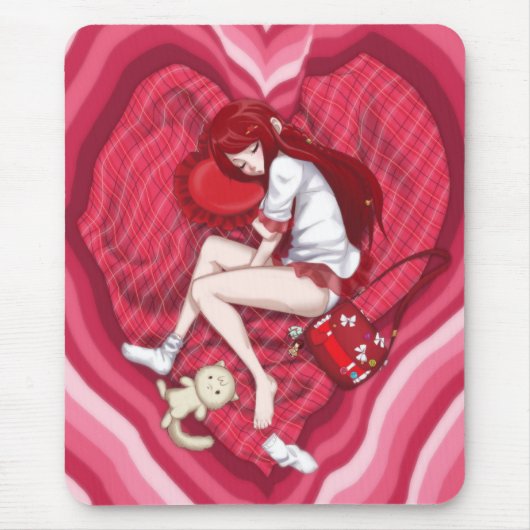 日本製アニメの美しい夢 マウスパッド (正面)