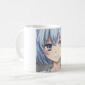 日本製アニメのWaifuのマグ コーヒーマグカップ (正面左)