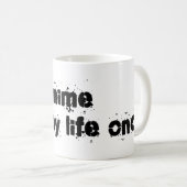 日本製アニメは私の生命を一度救いました コーヒーマグカップ (正面右)