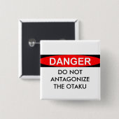 日本製アニメファン 缶バッジ (正面&裏面)