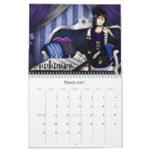 日本製アニメ2012年 カレンダー (3月 2027)