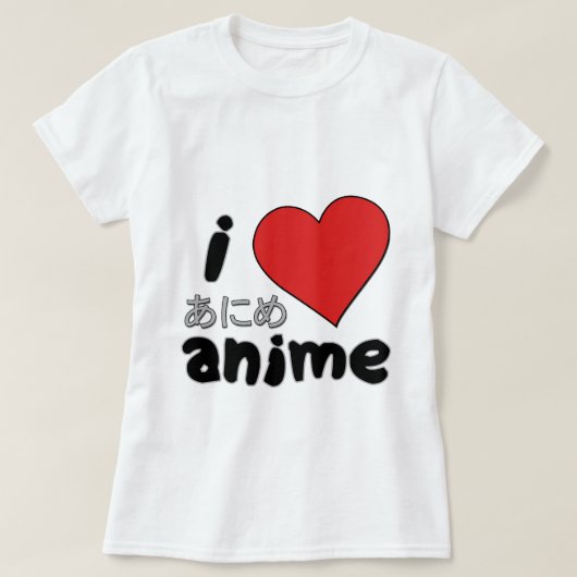 日本製アニメ Tシャツ (デザイン正面)