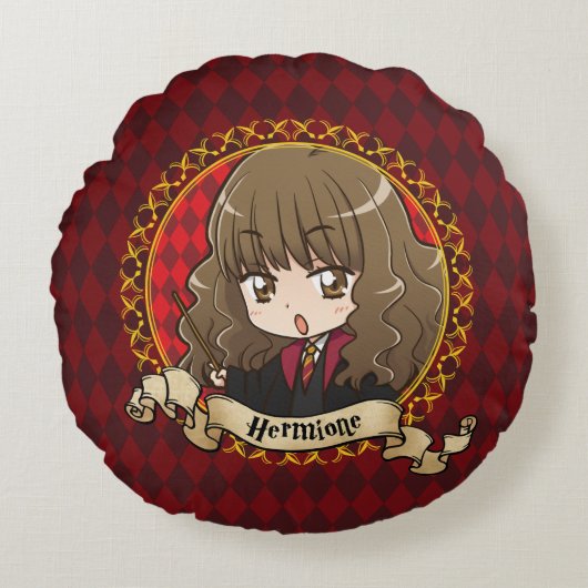 日本製アニメHermione Granger ラウンドクッション (正面)