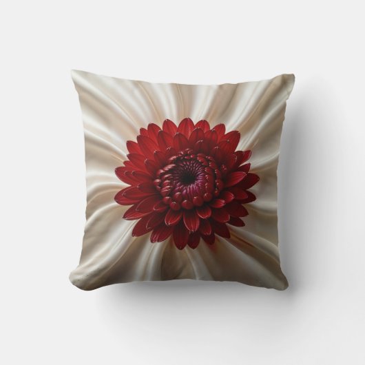 日本製カラー付き毛上枕デザイン クッション (正面)