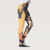 日本語によって印刷されるレギンス レギンス (右)