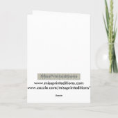 日本語の明けましておめでとう シーズンカード (裏面)