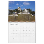 日本語はカレンダー2015年を城郭で囲みます カレンダー (2月 2027)