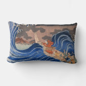 日本語は腰神経の装飾用クッションを印刷します ランバークッション (正面)