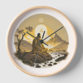 日本語伝統的 壁時計 (正面)