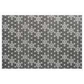 日本語Asanohaか白黒星パターン ファブリック (ファットクウォーター)