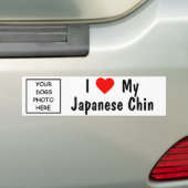 日本語Chin バンパーステッカー (車上)