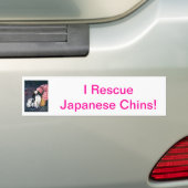 日本語Chin バンパーステッカー (車上)