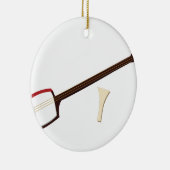 日本語Shamisen セラミックオーナメント (右)