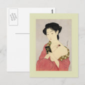 日本語Woodblock ポストカード (正面/裏面)