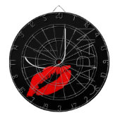 日本赤口紅キスブラック ダーツボード (正面)