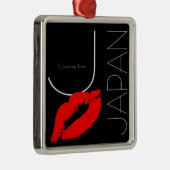 日本赤口紅キスブラック メタルオーナメント (右)