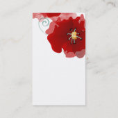 日本赤花特別版名刺 名刺 (裏面)