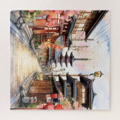 日本通りコージー春水彩画 ジグソーパズル (横)