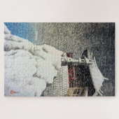 日本風景千秋阿武塔観音川瀬蓮居 ジグソーパズル (横)