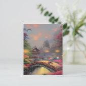 日本風景図 ポストカード (スタンド正面)