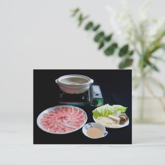 日本食はがき ポストカード (スタンド正面)