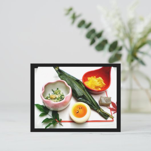 日本食はがき ポストカード (スタンド正面)