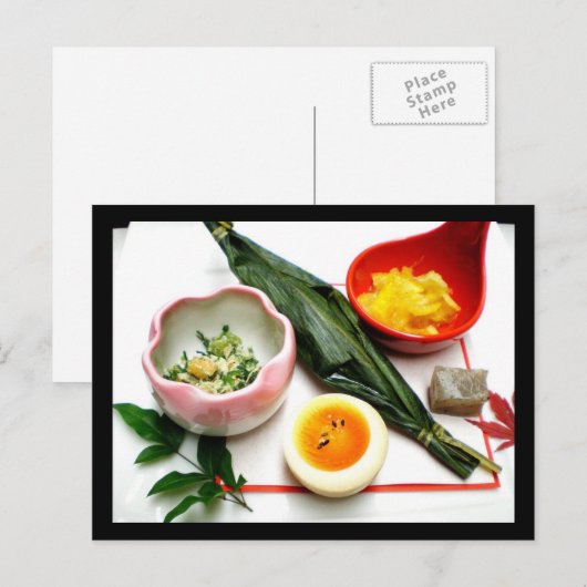 日本食はがき ポストカード (正面/裏面)
