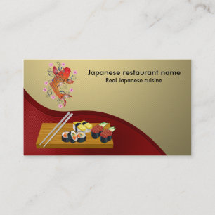 日本食料理店 名刺