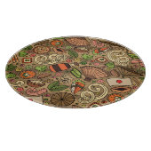 日本食：かわいい手のひら カッティングボード (角)