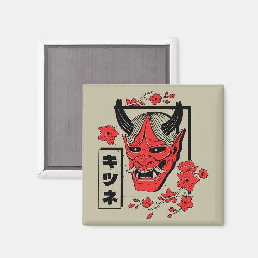 日本鬼 マグネット (正面/裏面)