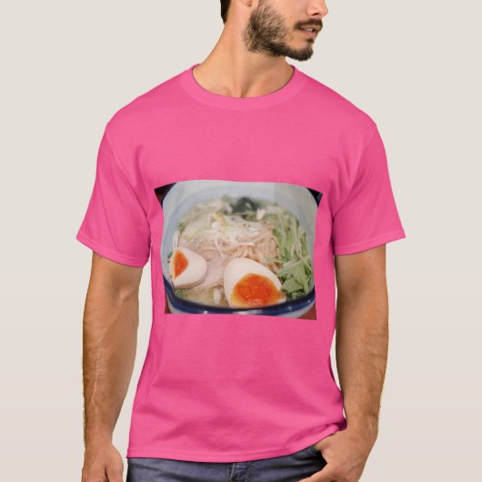 日本麵食アートTシャツ Tシャツ (正面)