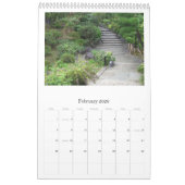 日本2010年の庭 カレンダー (2月 2026)