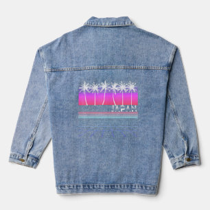 日本80年代90年代VAPORWAVE美学ビーチレトロPalm デニムジャケット