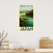日本 アジア 富士山 ビンテージ 旅行 ポスター (キッチン)