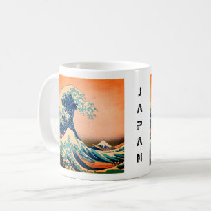 日本 – ア日本のート(素晴らし神奈川の波) コーヒーマグカップ