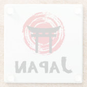 日本 ガラスコースター (裏面)