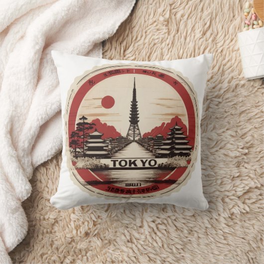 日本 クッション (ブランケット)