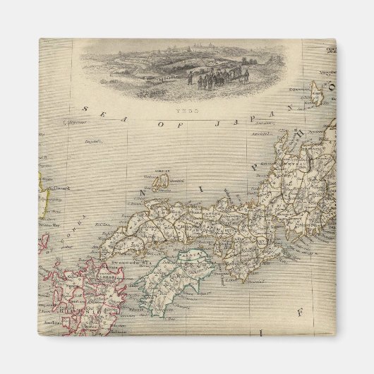 日本&コレア マグネット (正面)