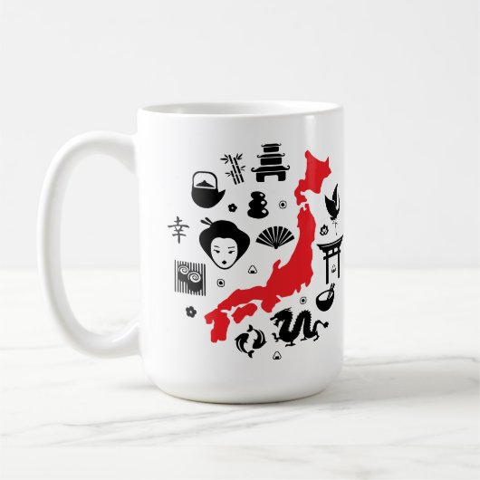 日本 コーヒーマグカップ (左)