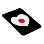 日本 | フラグ日本のハート マグネット (右側)