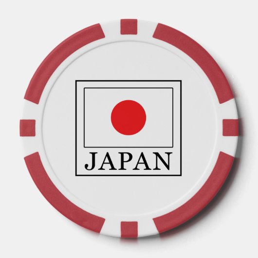 日本 ポーカーチップ (正面)