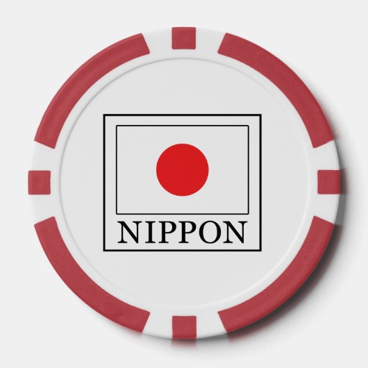 日本 ポーカーチップ (正面)