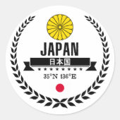 日本 ラウンドシール (正面)