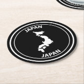 日本 ラウンドペーパーコースター (アングル)