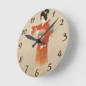 日本 ラウンド壁時計 (傾斜)