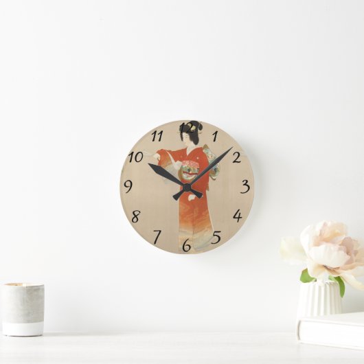 日本 ラウンド壁時計 (ホーム)