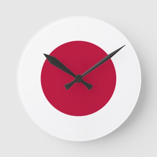 日本 ラウンド壁時計 (正面)