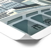 日本，ランタン，ヴィン日本のテージ旅行ポスター ポスター (角)